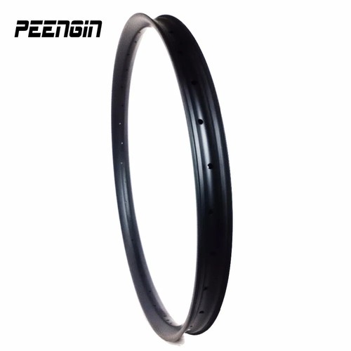 MTB 27.5" Fat Bike 50mm Ancho 25mm Profundidad Llantas de Carbono Cubierta Sin Gancho Tubeless - Imagen 9 de 14