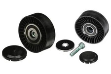 Pair Ribbed Belt Idler Pulley Fits Bmw E60 E91 3.0 335xi 535i 97463T-46363T