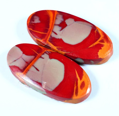 24 CT NATURAL NOREENA JASPER PAIR OVAL CABOCHON EARRING GEMSTONE FI-735