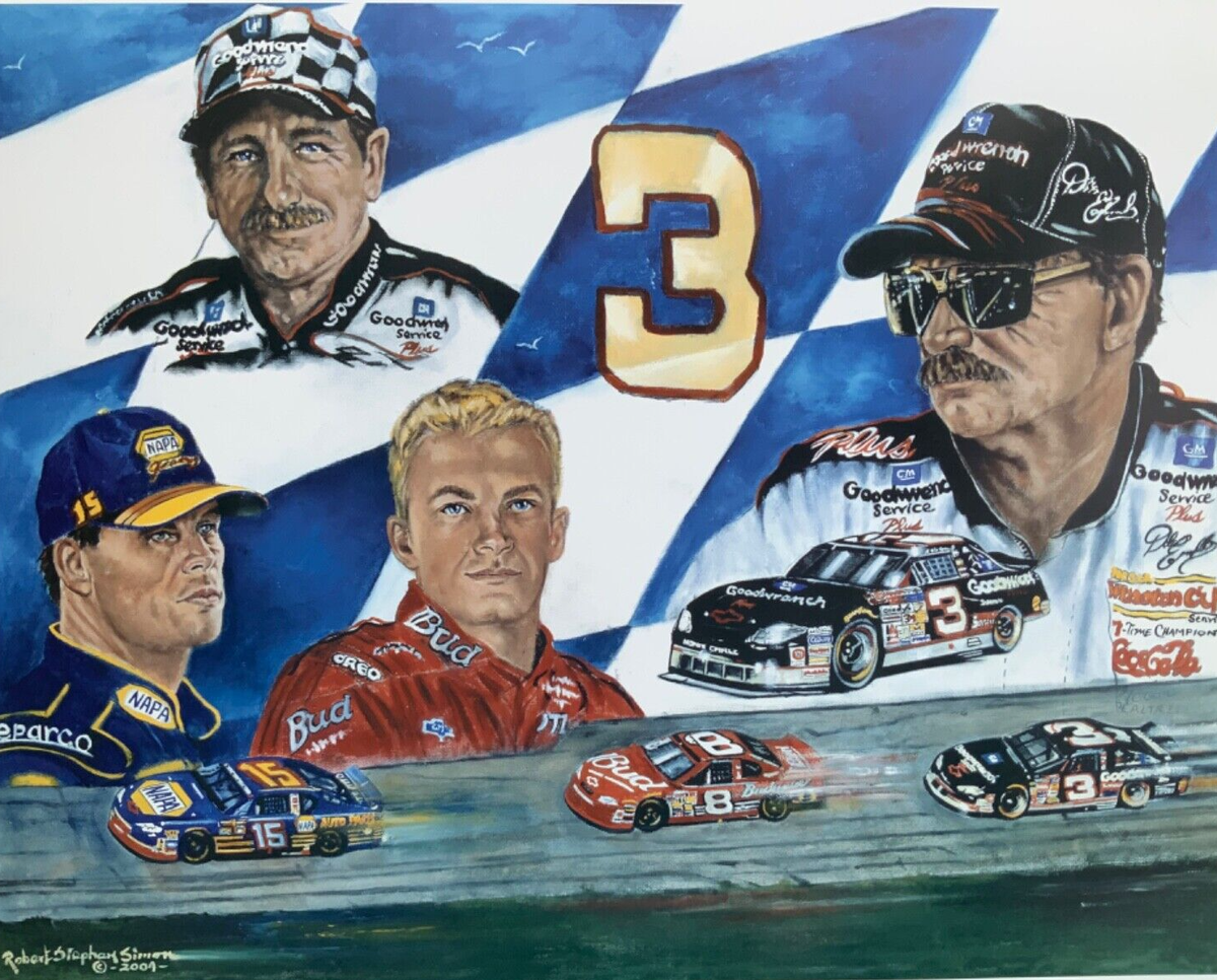 Dale Earnhardt Sr Jr Michael Waltrip Daytona 500 NASCAR