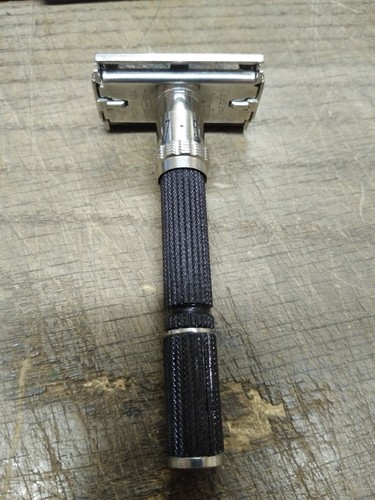 Vtg Gillette 1969 Date Code O-1 TTO Adjustable Safety Razor Black Beauty Nice! - Picture 3 of 12
