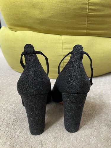 high heels size 4 black suede - Picture 3 of 4