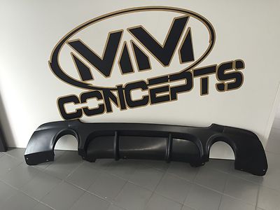 Diffusor Heckansatz für BMW 3er E90 E91 M Paket Performance Heck Schürze 335 M3