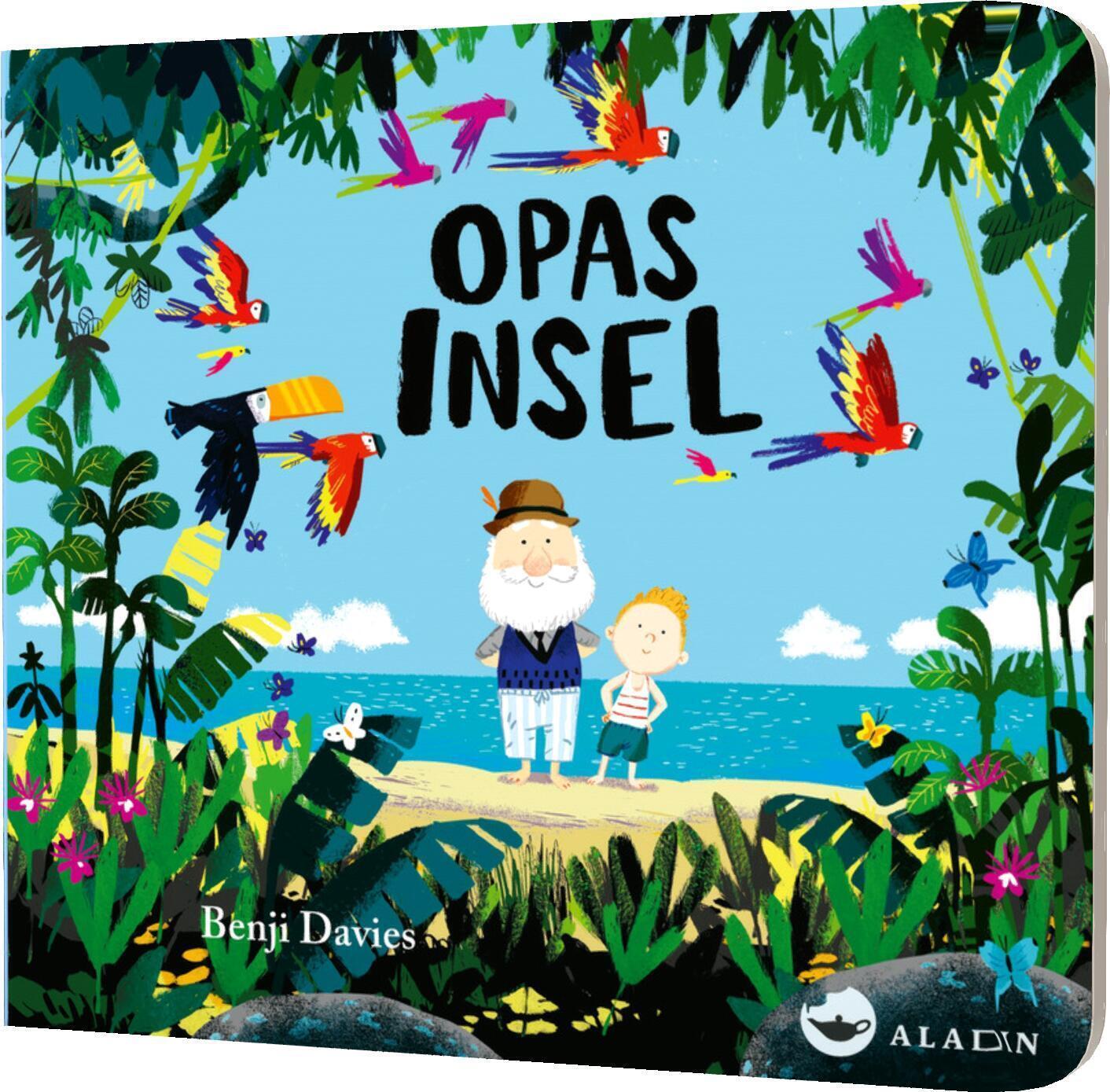 Thumbnail - Opas Insel | Pappbilderbuch Ab 18 Monaten | Benji Davies | Buch | 32