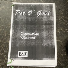Pot O’ Gold Machine Instruction Manual Exit Entertainment