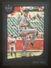 Chris Sale 2019 Panini Diamond Kings Baseball Framed Blue Boston Red Sox #84