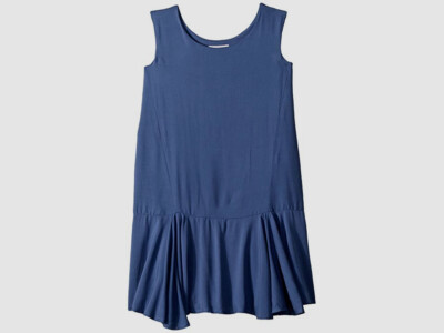 $50 Fiveloaves Twofish Girls' Blue Piano Drop-waist Big Kids Dress Size 14