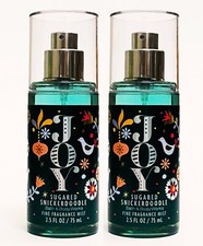 2 Bath  Body Works SUGARED SNICKERDOODLE Mini Fragrance Mist Spray 2.5 fl oz