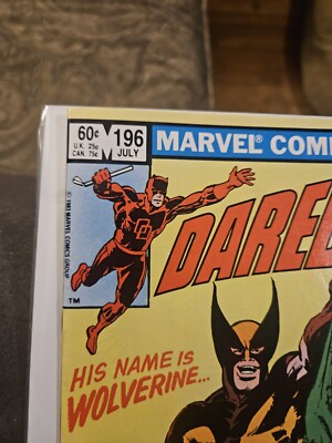 Daredevil #196 Direct Edition Variant 1983 Wolverine! NM | eBay