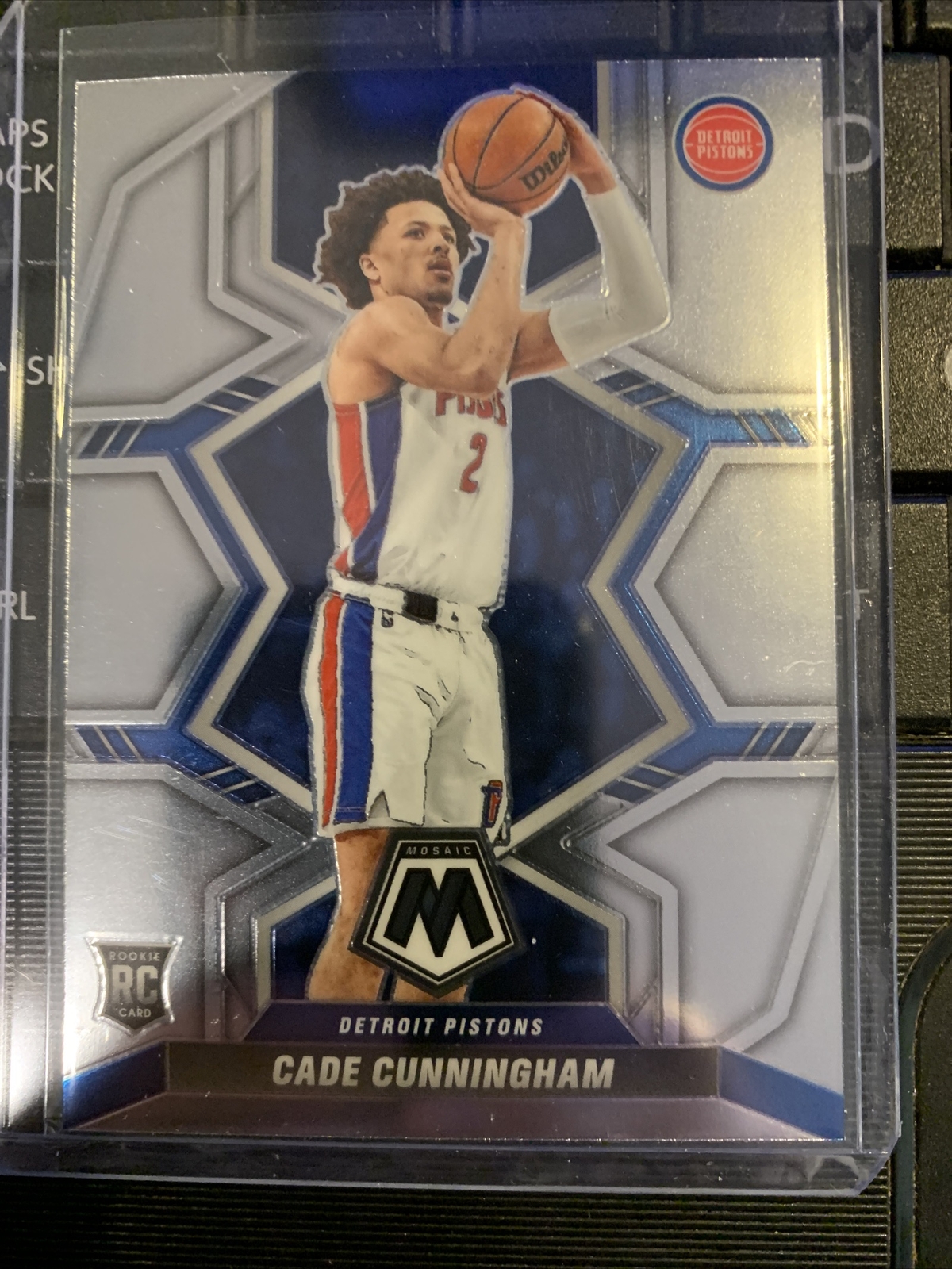 CADE CUNNINGHAM 2021-22 PANINI MOSAIC ROOKIE RC #203 PISTONS FRRE SHIP