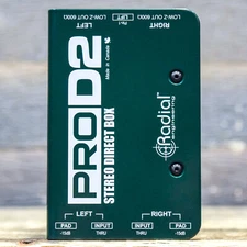 Radial Engineering PROD2 Dual Channel (Stereo) Instrument Passive Direct Box