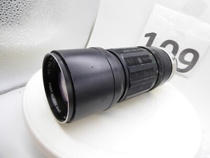 Minolta MC Tele Rokkor MF 30cm 300mm f4.5 Lens  optics in good condition. works