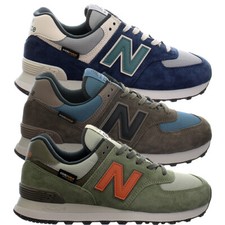 New Balance U574 Blau Braun Grün Low-Top Sneakers Freizeitschuhe CORDURA NEU