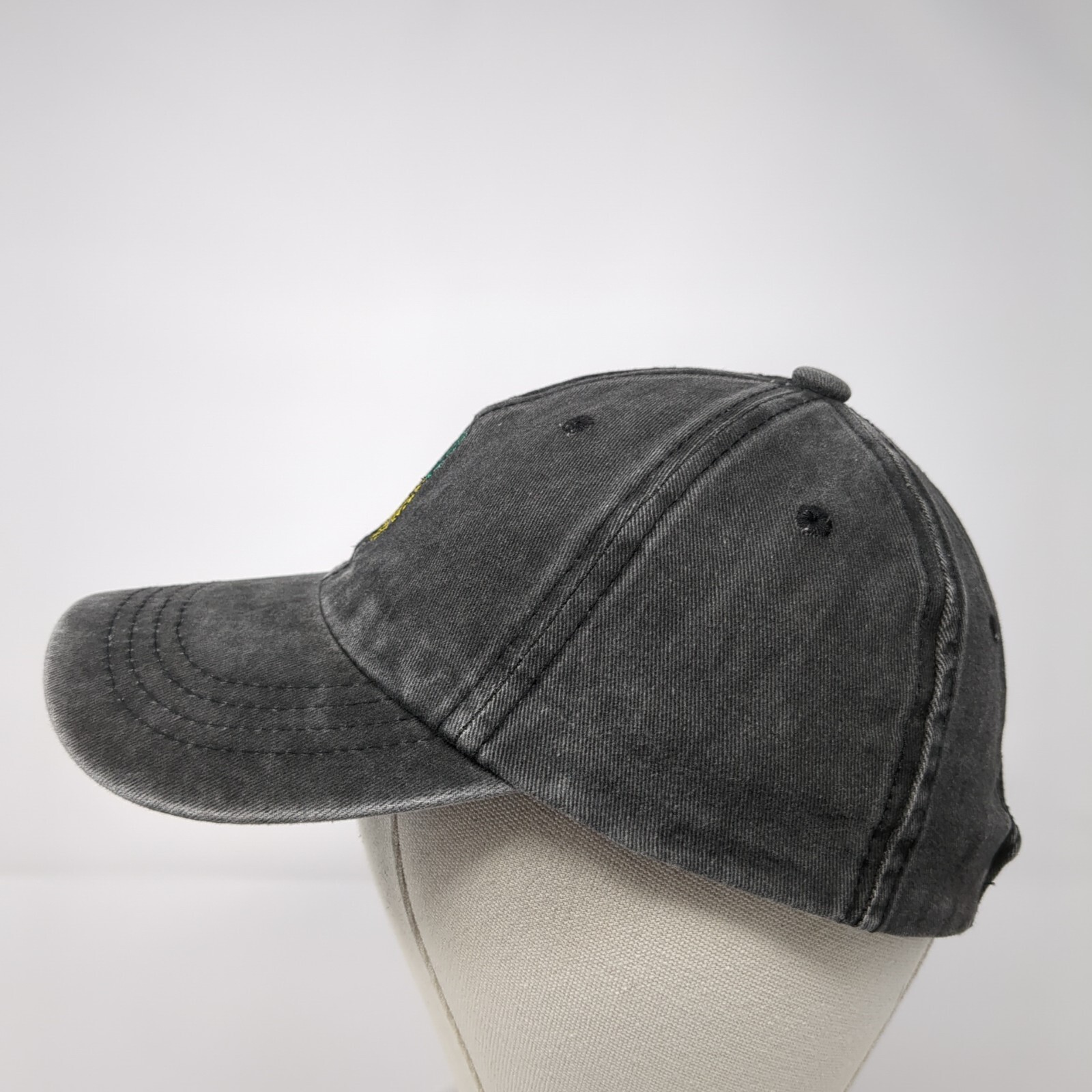 Pineapple Slideback Hat Gray One Size Solid Embro… - image 3