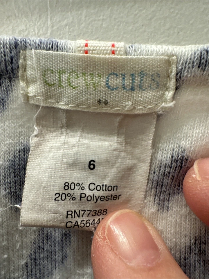 Crewcuts Girls Size 6 Terry Dress White Black Short Sleeve Printed Cover Up - Image 3 of 4