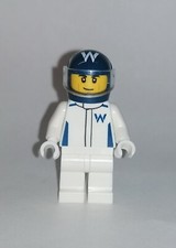 LEGO City - Williams Formel 1 Fahrer - Minifigur Figur Formula One Driver 60464