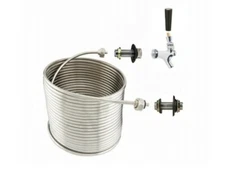 Jockey Box Single Faucet Coil Kit - 3/8" x 50', Right Hand - DIY Jockey Box Kit