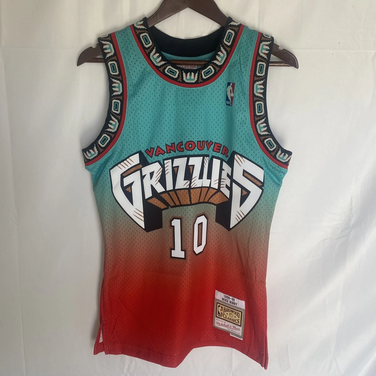 Black Team Color Swingman Mike Bibby Vancouver Grizzlies 1998-99 Jersey