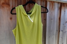 Talbots Womens Dress large Lime Green  Sleeveless dress   NEW   --LOCATED DL 01