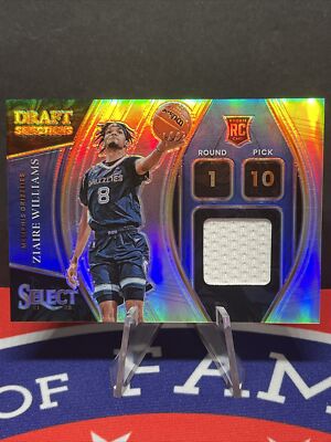 Ziaire Williams 2021 Select Draft Selections SIlver Rookie Jersey RC DS-ZWL