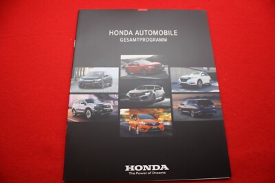 HONDA Automobile Prospekt * Gesamtprogramm *von der IAA 2017 Brochure Jazz Type 