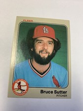 1983 Fleer Bruce Sutter St Louis Cardinals 