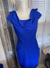 Calvin Klein Womens Dress Electric Blue 2