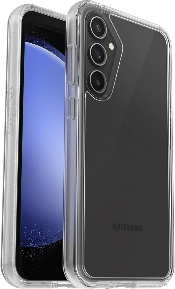 OtterBox Galaxy S23 FE Symmetry Case, wireless charging compatible  - Clear