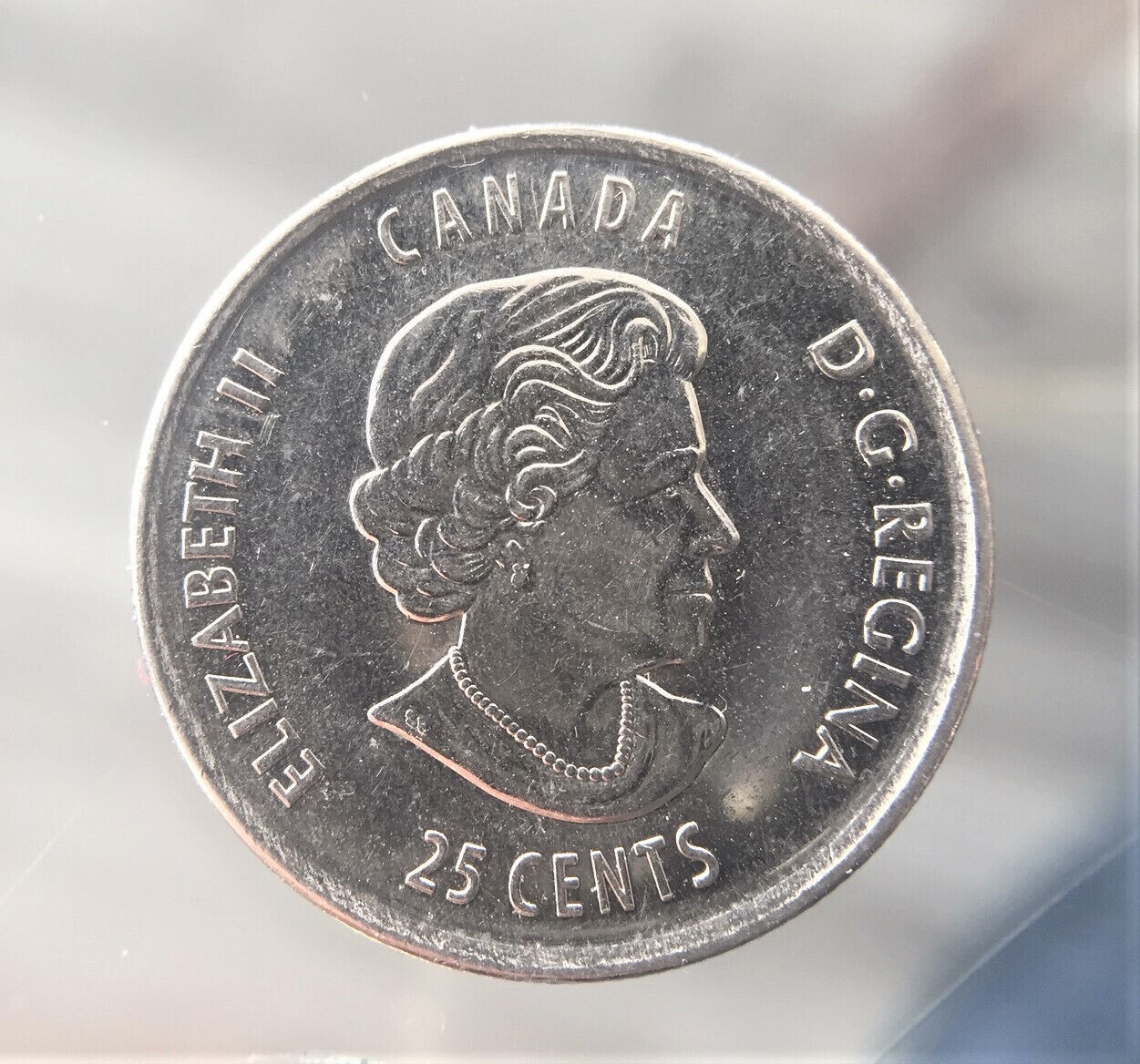 2017, CANADIAN, 25 CENT COIN, 125TH ANNIVERSARY OF THE STANLEY CUP NHL ...
