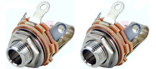 2 Switchcraft L12A Long Bushing 1/4 6.5 mm Sh...