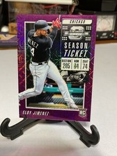 2019 Panini Chronicles Contenders Optic Purple Mojo /75 Eloy Jimenez Rookie RC