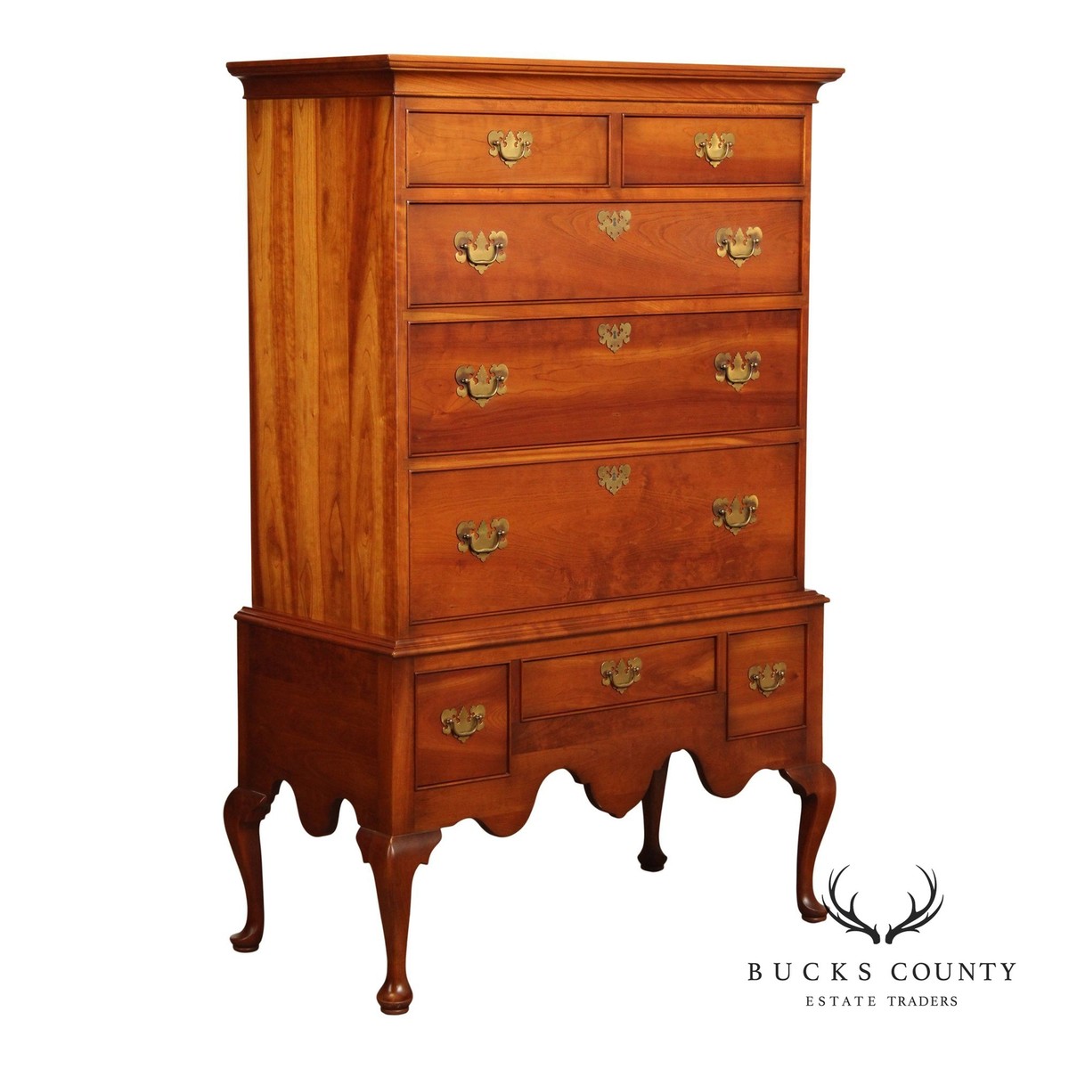 Stickley Cherry Valley Queen Anne Style Highboy Chest | eBay