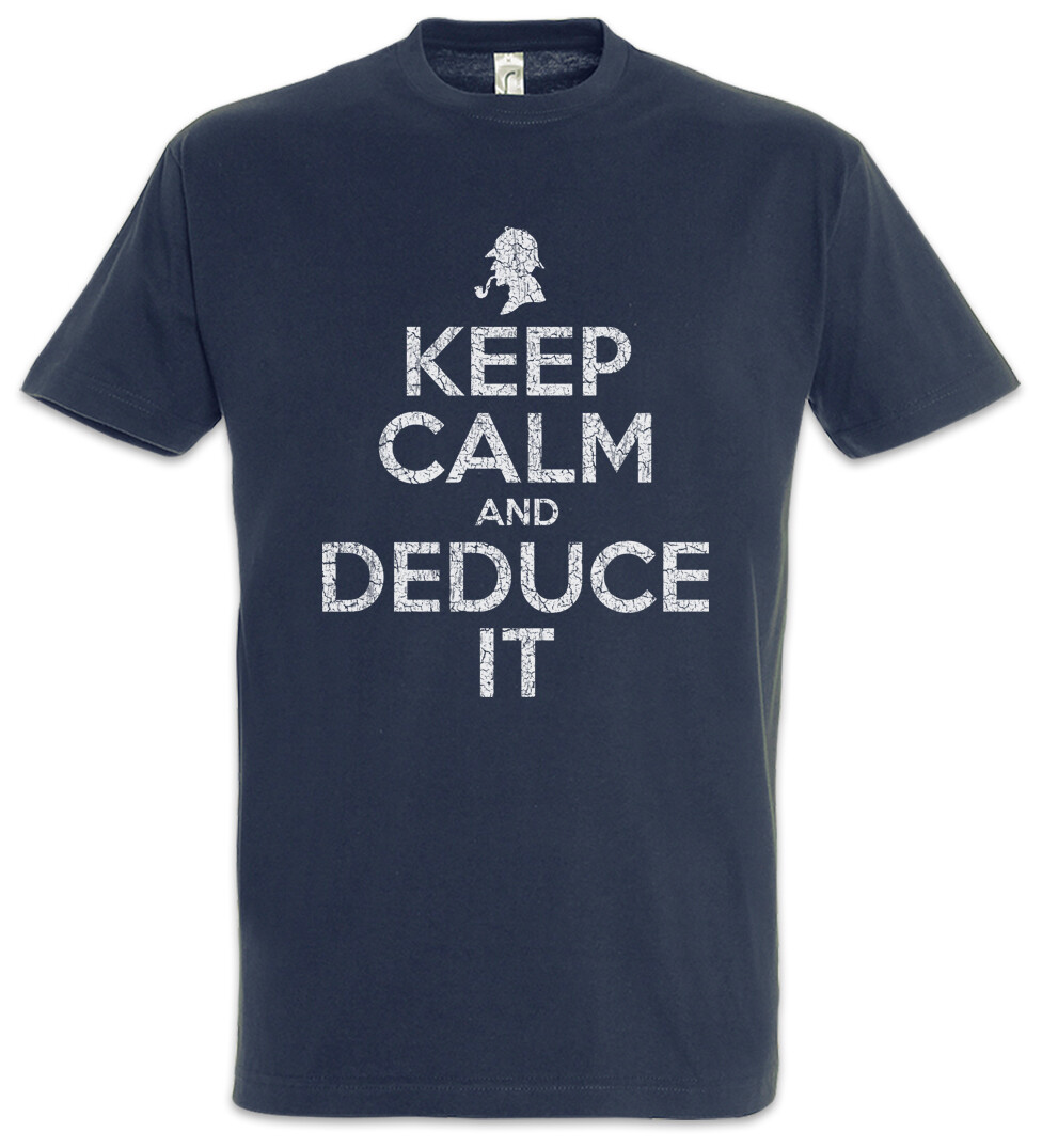 ALTRA T shirt uomo Keep Calm And Deduce It serie Sher Fun Locked Sherlock TV Holmes