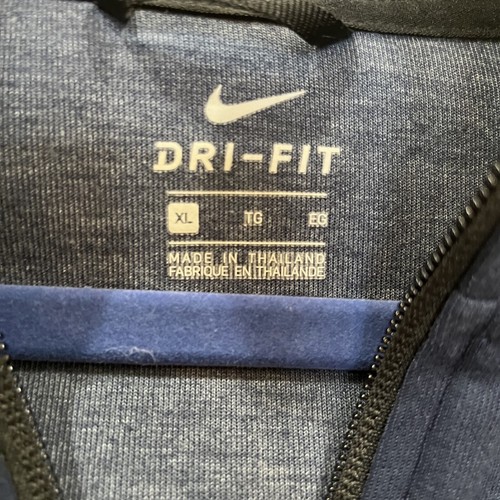Nike Dri Fit Women’s Size xl Full Zip blue Jacket Hoodie Jogging Atheleisure - Picture 6 of 11