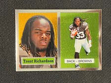 2012 Topps Chrome Trent Richardson Rookie 1957 variation Cleveland Browns