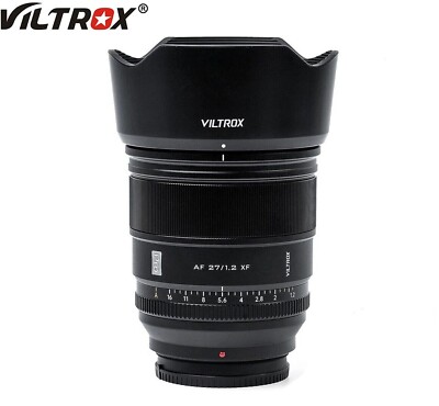 VILTROX PRO 27mm F1.2 AF Lens for Fujifilm Fuji X-T5 S20 X-T4 X-H2s S10 Camera