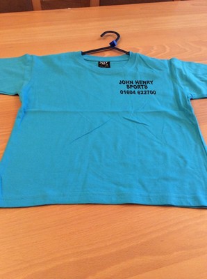 Jungen Kleidung 5-6 Jahre SG blau Baumwolle John Henry Sport Kurzarm T-Shirt Oberteil