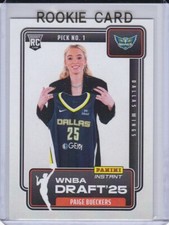 PAIGE BUECKERS ROOKIE CARD 2025 WNBA Draft #'d SP Basketball DALLAS WINGS $$ RC!