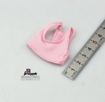 1:6 Girl Pink Vest Tops Clothes For 12'' Female Phicen TBL JO HT Figure Body Toy