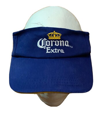 Corona Extra Branded blue visor with elastic back strap. One Size fits most. Elektra main image 4