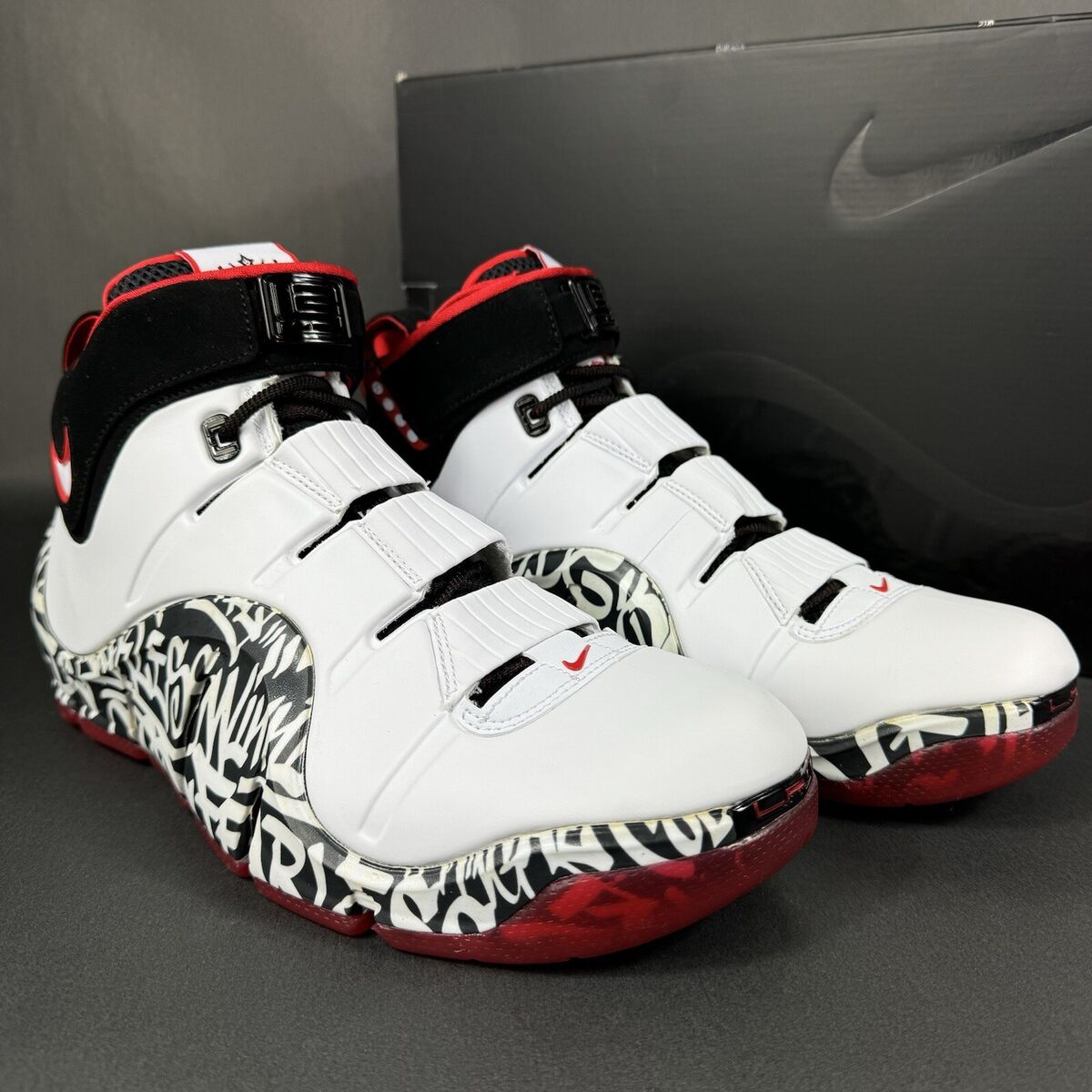 Nike Zoom Lebron 4 IV 2023 Graffiti Retro Basketball Shoes Nike Zoom Lebron 4 IV 2023 Graffiti Retro Basketball Shoes