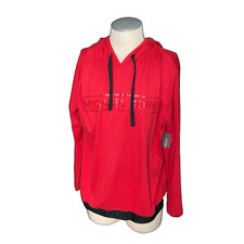 Michael Kors mens hoodie XL Red Light Weight