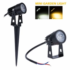 1/5/10pcs 3W mini LED Path Landscape Garden Flood Lamp Light warm /cool white