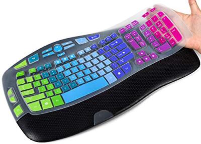 Colorful Keyboard Cover Compatible with Logitech K350 MK550 MK570