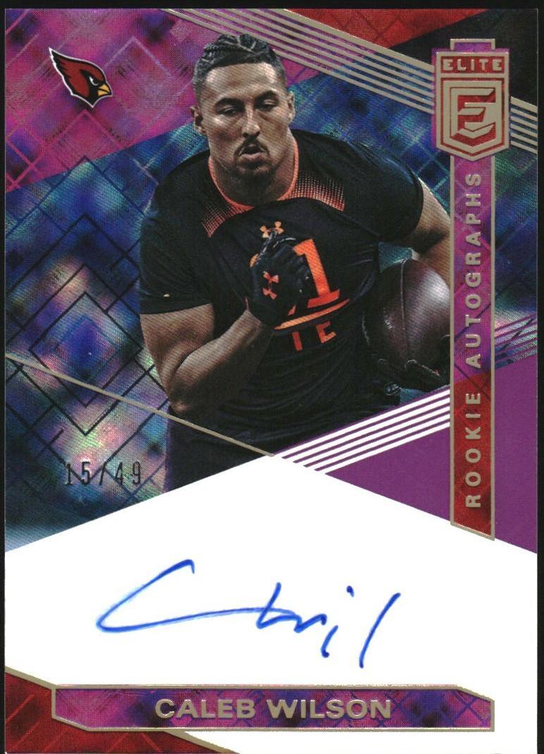 2019 Panini Donruss Elite - Elite Rookie Autographs Caleb Wilson #RA-CW ...