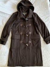 New Women’s Barbour Chocolate Brown Patricia Duffle Coat, Size 12uk