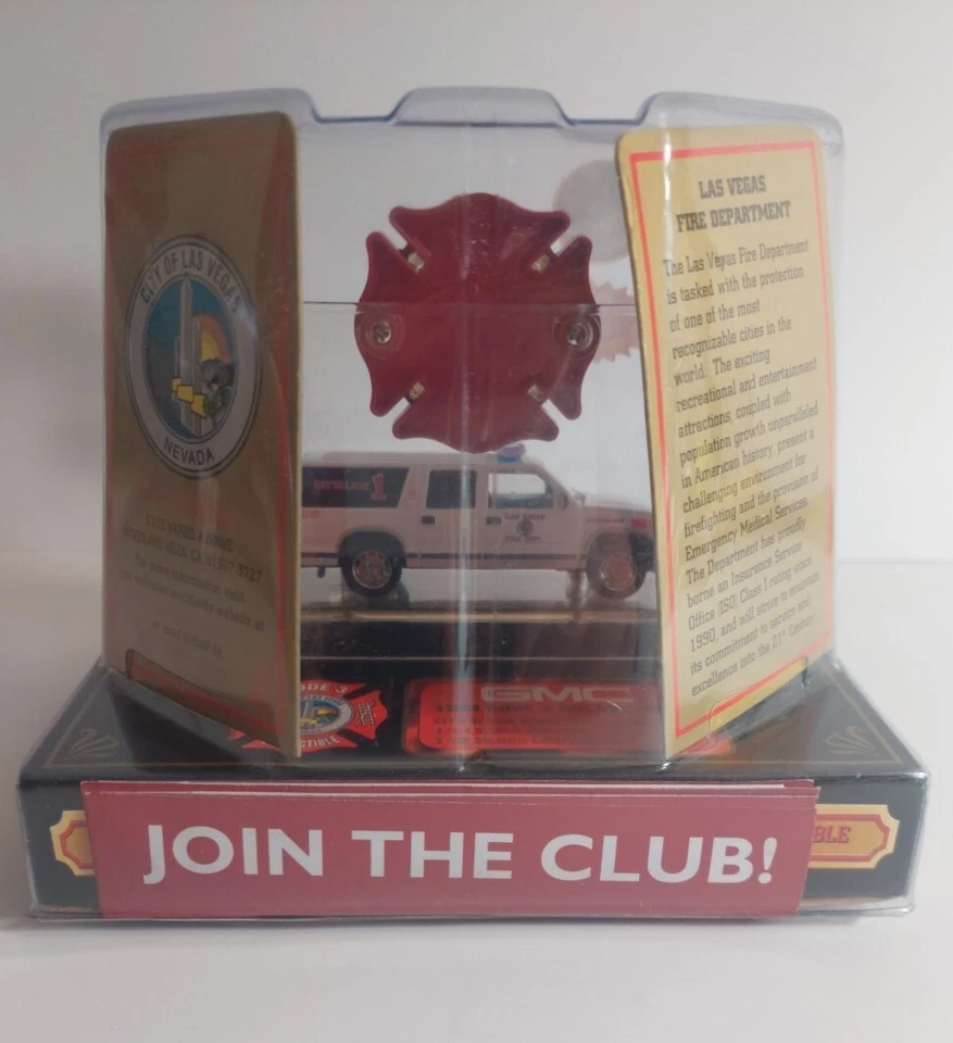Coleccionables Code 3 ● Departamento de Bomberos de Las Vegas Batallón #1 Chevrolet Suburban 12407 Foto 3 de 4