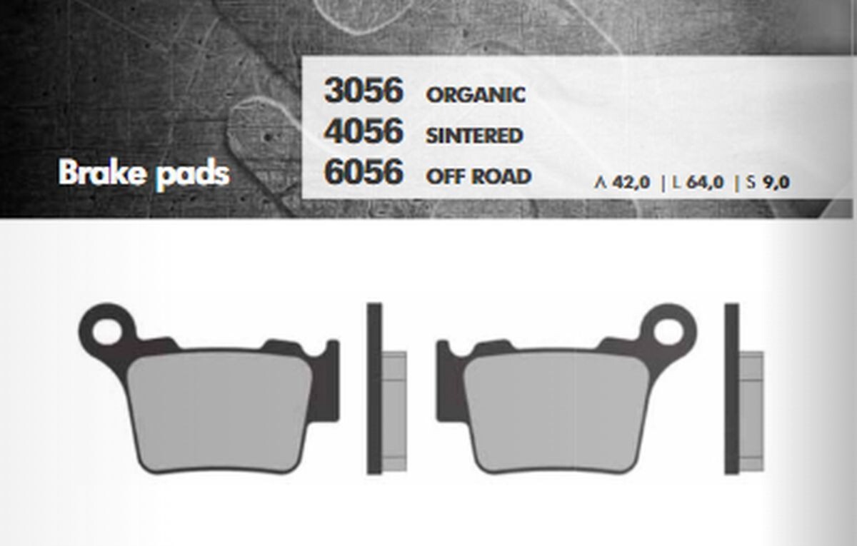 Plaquettes de frein KH368 Sintered au mordant optimal en Off Road