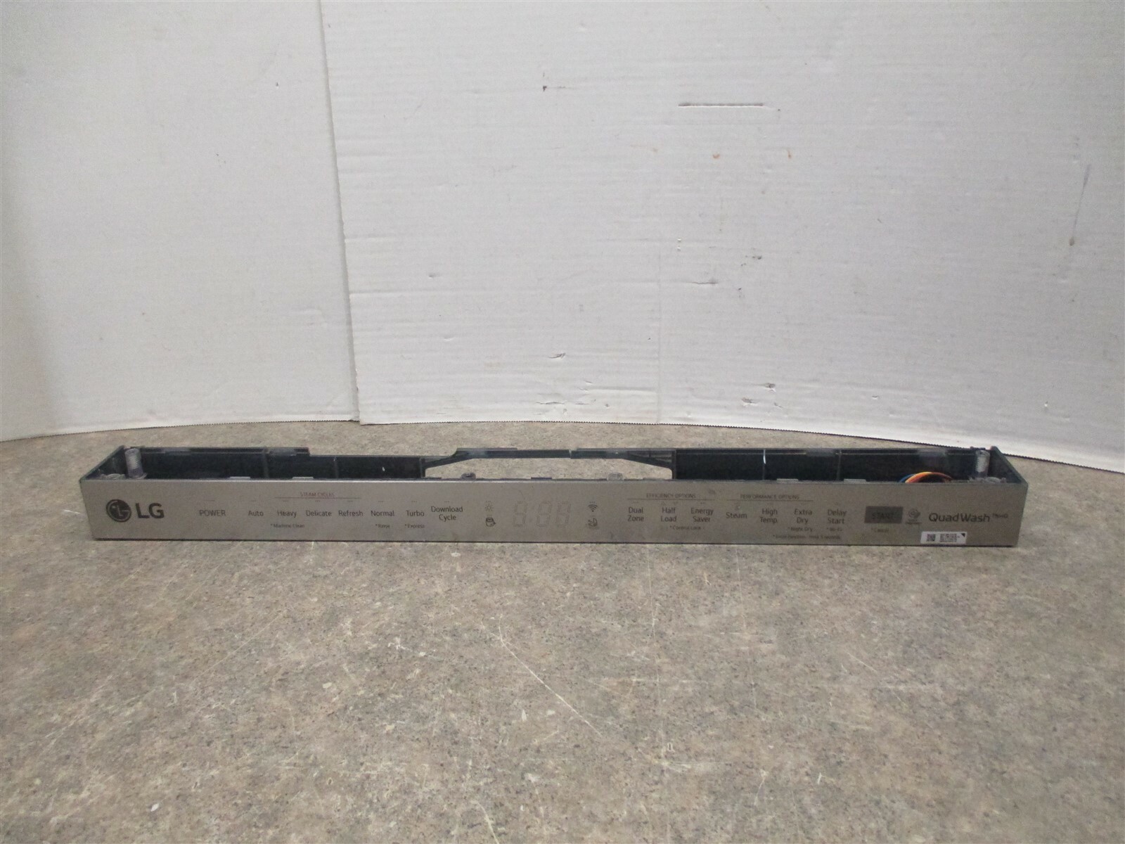 LG DISHWASHER CONTROL PANEL (BACKBAR BROKEN) AGL75172624 