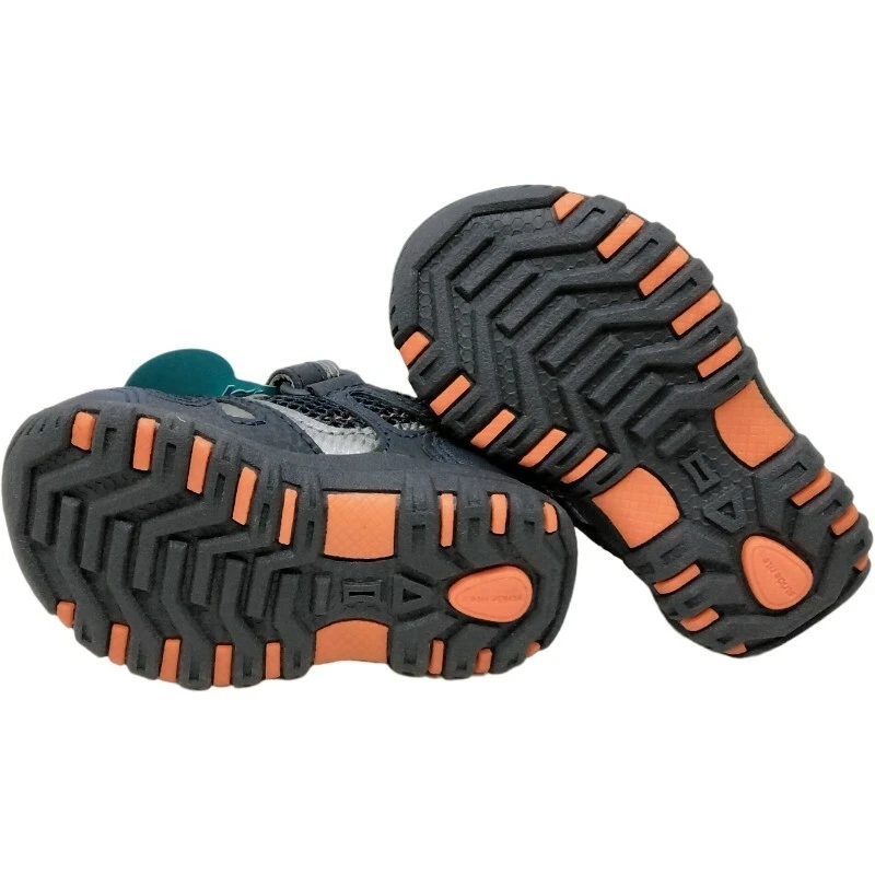 Zapato Deportivo Informal Stride Rite M2P Artin Bebé Niño Talla 4 Azul Marino y Naranja Nuevo con Etiquetas Foto 2 de 3